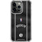 NBA Brooklyn Nets Jersey iPhone 14 Pro Clear Case